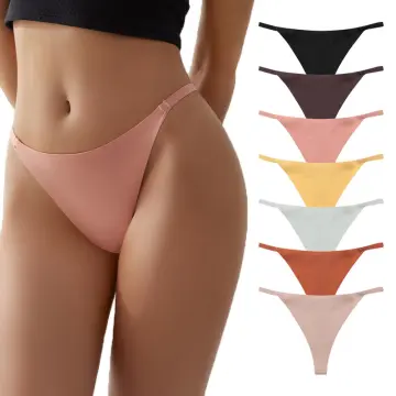 Pleated Seamless Low Waist Ice Silk plus Size Women's Underwear