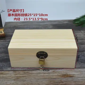 Wooden Mini Box with Lid 10cm