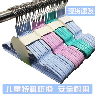10pcs/pack Thickened Plastic Hangers, Disposable Dry Cleaning Shop Clothes  Hanger, Adult Hanger, Non-slip Clothing Rack