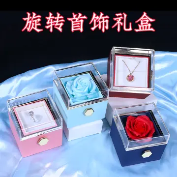 Rose Flower Gift Box Soap Foam Rose Jewelry Box 100 - Temu
