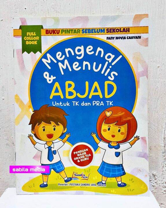 Full Colour Buku Mengenal Dan Menulis Abjad Lazada Indonesia