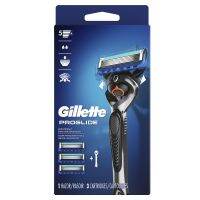 แท้100%?? Gillette ProGlide Mens Razor, 1 Razor Handle, 3 Razor Blade Refills