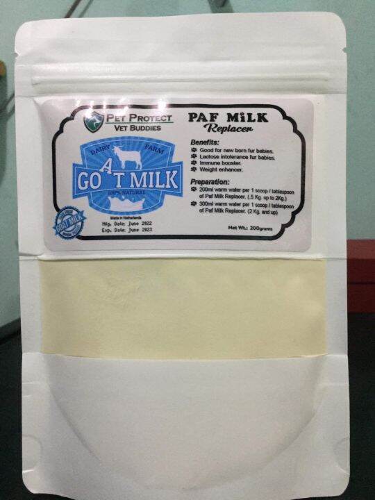 Goat Milk for Puppies 200g Pet Protect Vet Buddies Weight enhancer