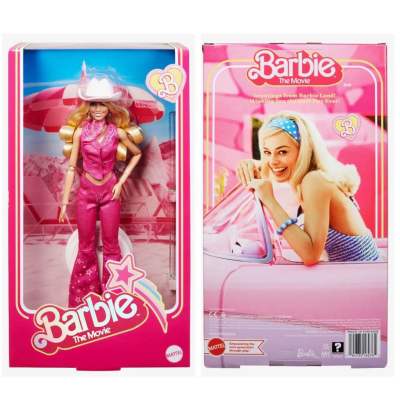 Barbie The Movie - Western Barbie บาร์บี้ในชุดคาวบอยตะวันตกสีชมพู รุ่น HPK00