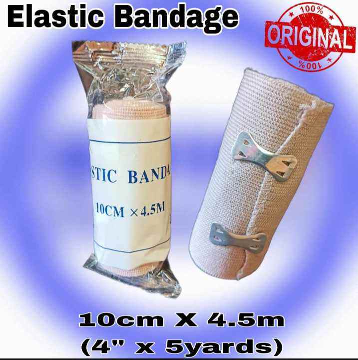 Elastic Bandage 10cm X 4m (4inches X 5 yards) Lazada PH