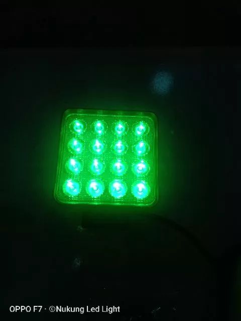 ไฟสปอตไลท์-ไฟตกหมึก48w-ไฟสปอตไลท์led-48wแสงสีเขียว-12-24v