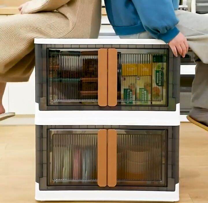 clothes storage box organizer home space saving plastic container