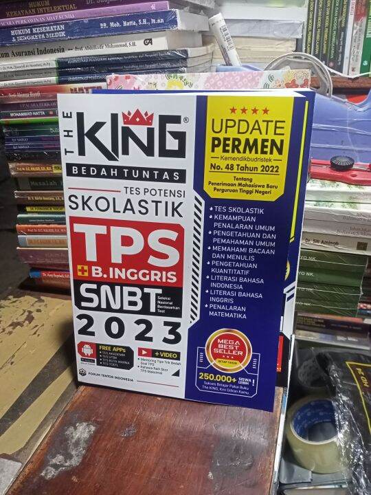 Buku Terbaru The King Bedah Tuntas Tes Potensi Skolastik TPS Snbt 2023 ...