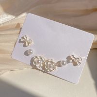 camellia set - morning.earrings