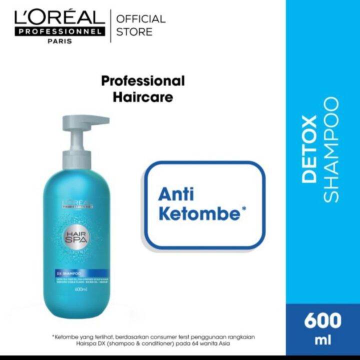 L'Oreal hairspa dx shampoo 600ml loreal shampoo dx Lazada Indonesia