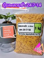 ปุ๋ยละลายช้า 24-7-14  แบ่งขาย 1 กก. ปุ๋ยใส่ไม้ดอก ปุ๋ยกล้วยไม้ มัลติเฟิส ออสโมโค้ท ปุ๋ยแคคตัส