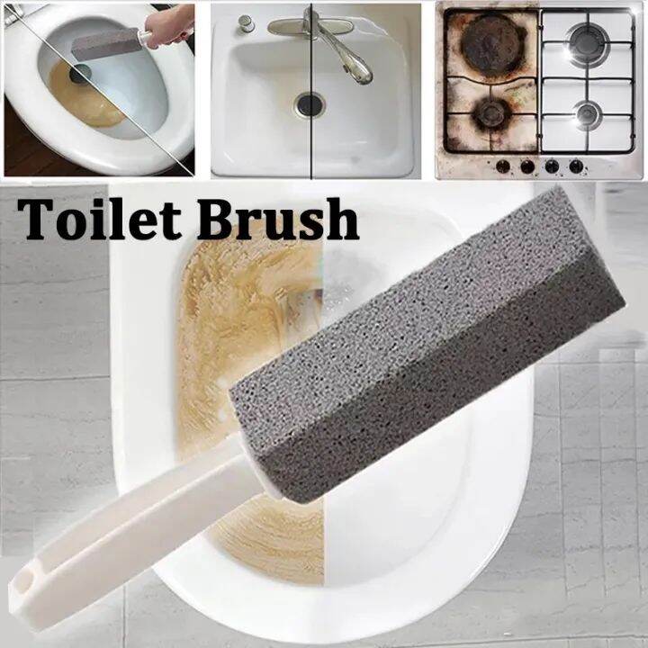 Pumice Stone Toilet Brush Household Toilet Bowl Cleaner Limescale Stain