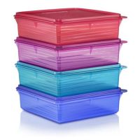 Tupperware B2B Snack Stor ขนาด 2.9L กล่องทัพ​เพอร์​แวร์ ขนาดใหญ่​ สำหรับใส่อาหาร สีสัน สวยงาม