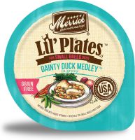 อาหารเปียกสุนัข Merrick Lil’ Plates สูตร Dainty Duck Medley ขนาด 99 g