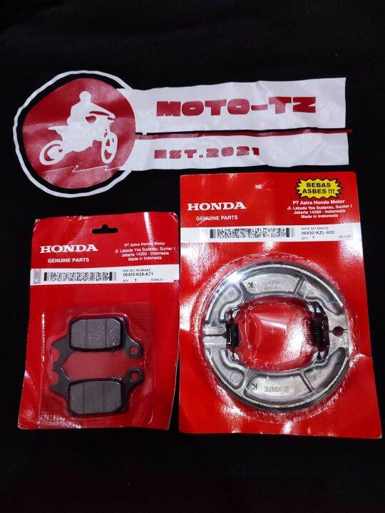Genuine Honda Click V2 Brake pad / Shoe Set Lazada PH