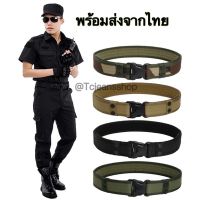 [ พร้อมส่งจากไทย ] เข็มขัดยุทธวิธี เข็มขัมทหาร Tactical Swat เข็มขัดเดินป่า ตชด