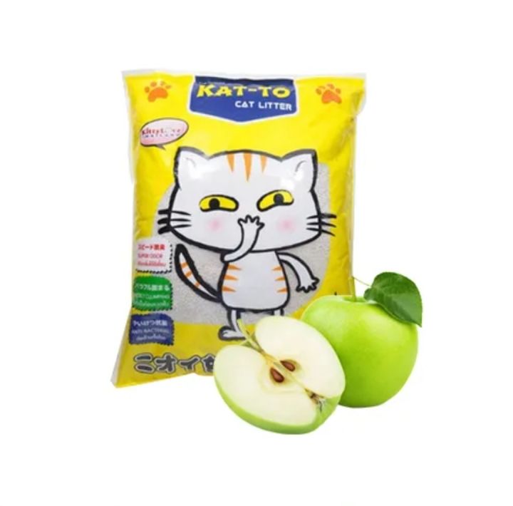 ทรายแมว-katto-10-ลิตร-กลิ่นแอปเปิ้ล