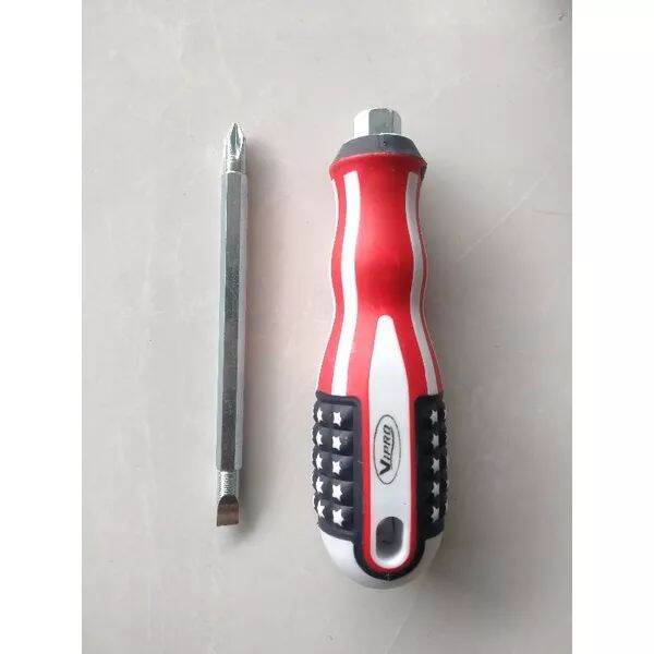 obeng Amerika plus minus bolak balik 4 inchi | Lazada Indonesia