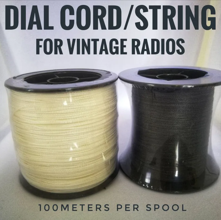 100m Radio Dial Cord/String for Vintage Analog Radios AM FM Tuners Receivers Lazada PH