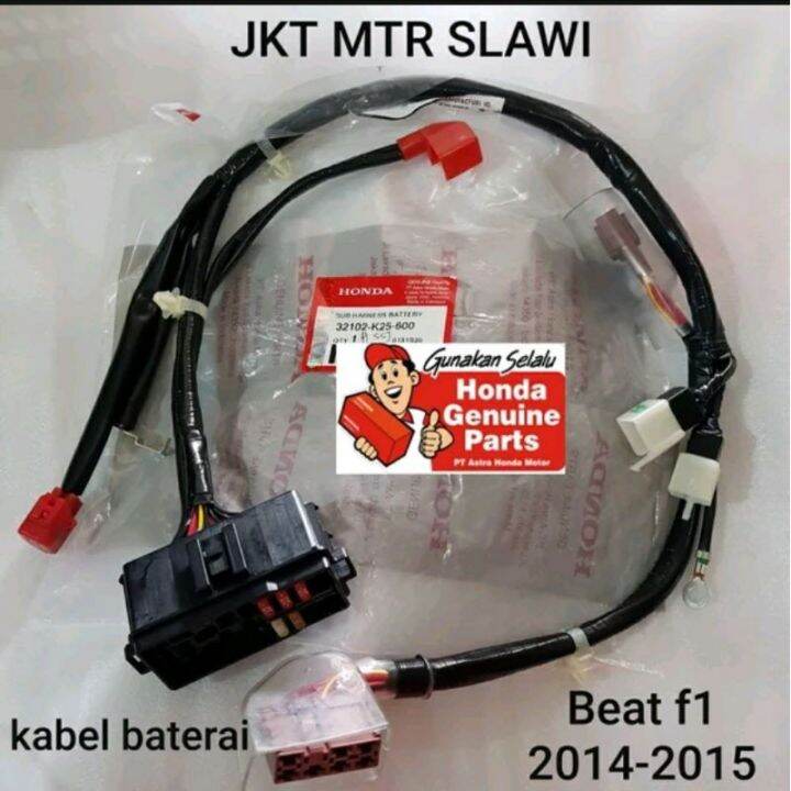 32102-K25-600 Sub harness battery kabel baterai beat f1 2014 - 2015 ori