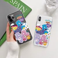 ?NEW? Case IPhone Carebears เคสแคร์แบร์ หมีแคร์แบร์ หมีcarebear เคสใส มาใหม่ล่าสุด เกาหลีมาก ลายน่ารัก เป็นเคสเนื้อซิลิโคน พร้อมส่ง?