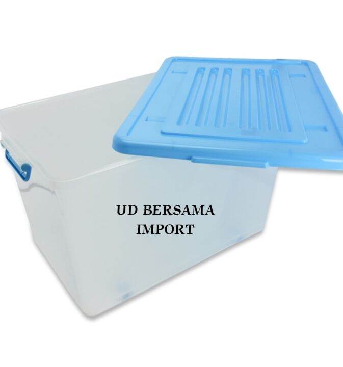 Kotak Penyimpanan Serbaguna Beroda Storage Box 110Ltr KRISHOME | Lazada ...