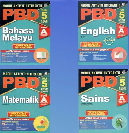 Buku Kerja Sekolah Sasbadi Modul Aktiviti Interaktif PBD Tahun 5 | Lazada