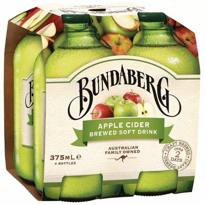 Bundaberg Apple Cider 375 mL (4pcs) Lazada PH