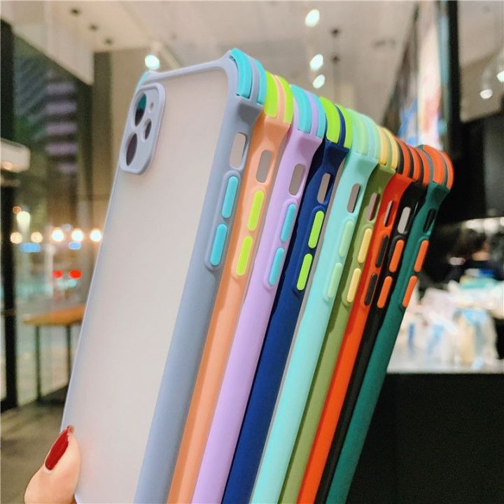 พร้อมส่งในไทย-9สี-เคสขอบนิ่มหลังแข็งขุ่นคลุมกล้อง-for-iphone-6-iphone-6plus-iphone-7-iphone-8-iphone-7plus-iphone-8plus-iphone-se-2020-iphone-x-xs-iphone-xr-iphone-xsmax-iphone