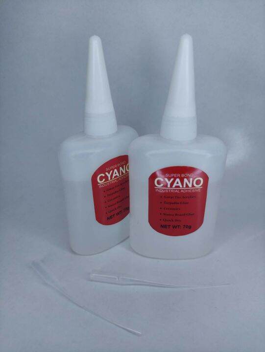 Cyano Super bond Glue 70g free funnel (1 bottle) Lazada PH