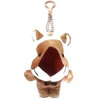 ซาฟารี ตุ๊กตาผ้า ไส้ใยสังเคราะห์ พวงกุญแจ สิงโต (น้ำตาล) Beautiful Fabric with Synthetic Fiber Handmade Lion (Brown) Rag Doll Keychain