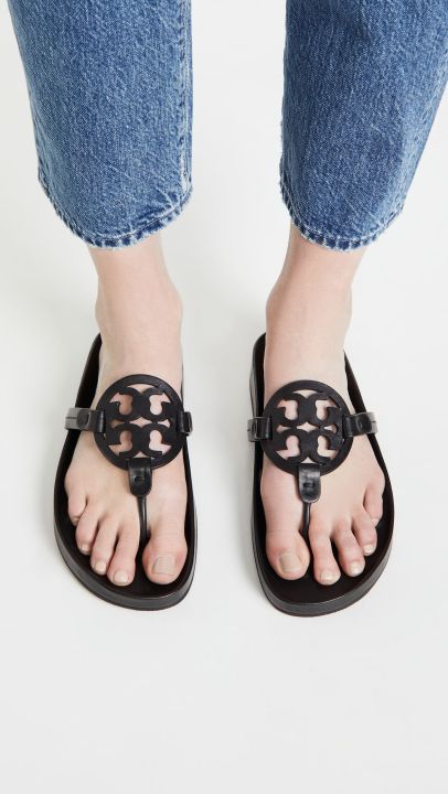 25 Ways To Wear Tory Burch Miller Sandals - Living in Yellow