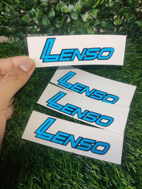 สติ๊กเกอร์ติดก้านเเม็ก-เลนโซ่-สติกเกอ-lenso-แต่งรถ-ล้อเเม็ก-sticker-lenso