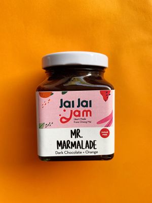 แยมคลีน แยมไม่ใส่น้ำตาล Jai Jai Jam แยมส้มดาร์กช็อคโกแลต สเปรดช็อคส้ม แยมใจใจ แยมไม่มีน้ำตาล อาหารคลีน ทานคู่กับขนมปัง