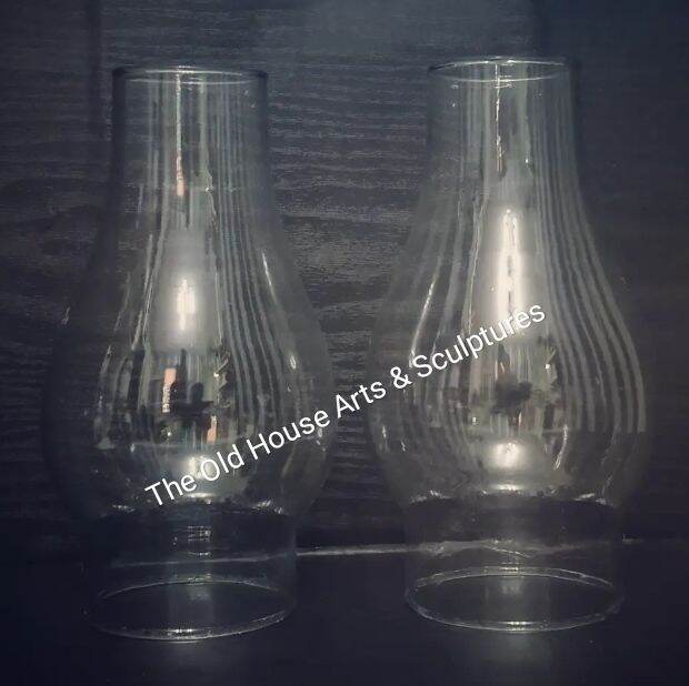 Verina Glass Big Wide 4" Height 8" Clear Glass Cylinder Open Both Ends