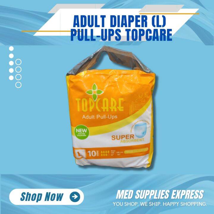 Adult Diaper Pull Ups L Topcare 10s Lazada Ph