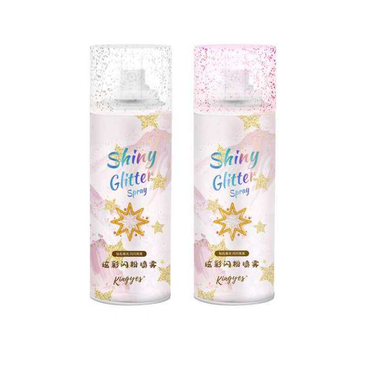 Kingyes Shinny Glitter Color Spray 120ml | Lazada
