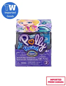 Polly Pocket Sand Secrets Diorama Play, Doll And Accessories (Styles May  Vary)