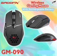 GADONX Gaming Mouse GM-090 เม้าส์ไร้สาย สำหรับเล่นเกมส์ ชาร์จแบตได้