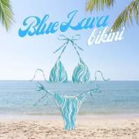 Ladycoco - Blue Lava Bikini Set