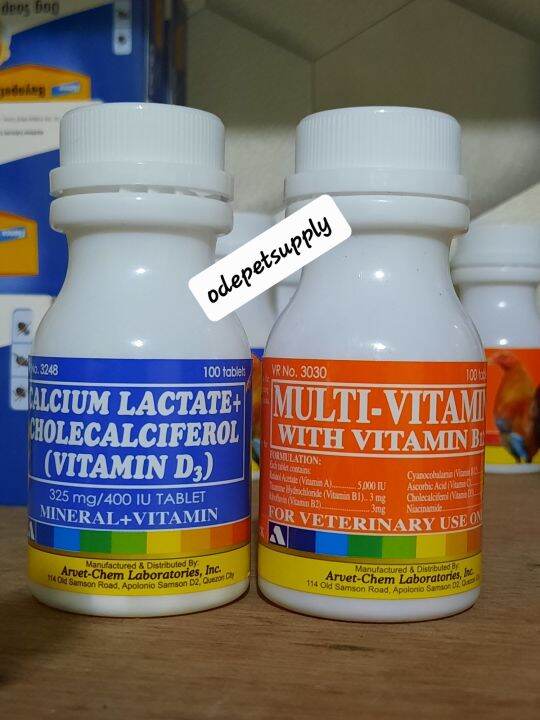 CALCIUM AND MULTIVITAMINS 100 TABLETS Lazada PH