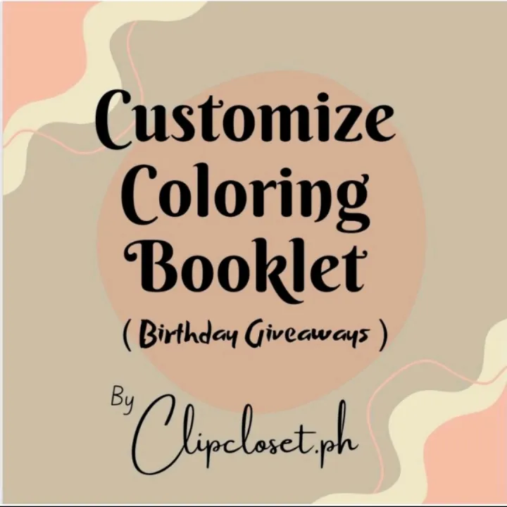 Customize Coloring Booklet | Lazada PH