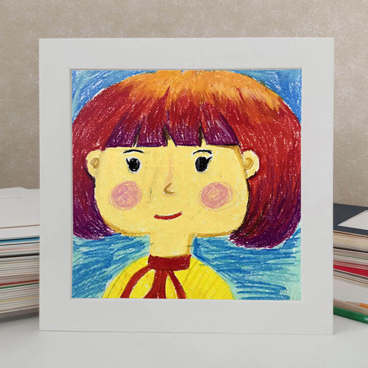 Small Square Cardboard Picture Frame Oil Painting Stick Work Frame