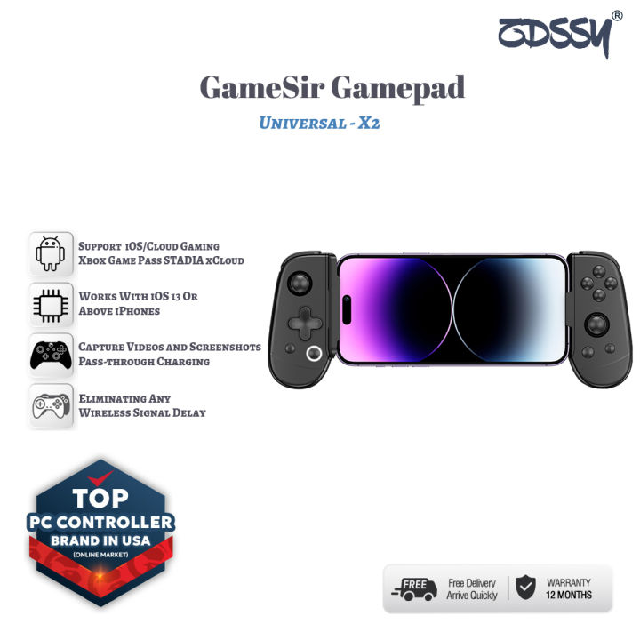 GameSir X2 Pro Xbox Android Type C Gamepad Mobile Game Controller for Xbox  Game Pass xCloud STADIA GeForce Now Luna Cloud Gamin - AliExpress