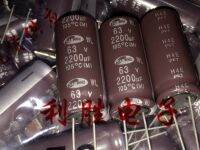 2200UF 63V 18*40 SAMWA Capacitor 63V2200UF PW High Frequency Low Resistance