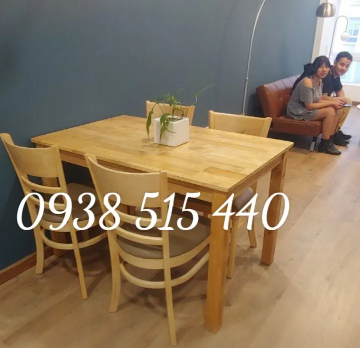 Bàn ghế gỗ cho quán ăn, nhà hàng giá tại xưởng | Lazada.vn