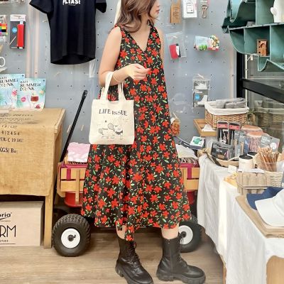 HERDAILY STUDIO sunny dress - red flower