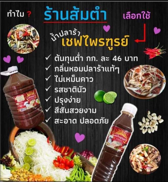 น้ำปลาร้า-ตราเชฟไพฑรูย์-1แพ็ค12ขวดปริมาณ400มล-ขวด-อร่อยเด็ดทุกเมนู