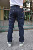 Seventyfourdenim รุ่นแสงตะวัน(DB)ผ้าดิบริมแดงทรงกระบอกเล็ก ผ้า15ออน(งานลิขสิทธิ์แท้)