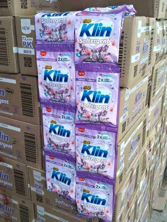 Sabun Soclean sabun soklin detergent bubuk sachet 1 dus | Lazada Indonesia